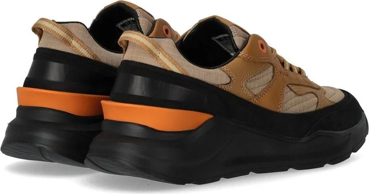 D.A.T.E. Fuga Method Beige Black Sneaker - Image 4