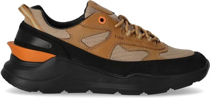 D.A.T.E. Fuga Method Beige Black Sneaker