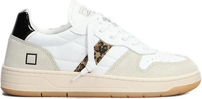 D.A.T.E. Glitter Accent Sneakers