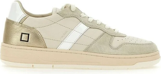D.A.T.E. Glitter Accent Sneakers