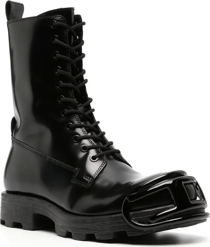 D-Hammer D lace-up leather boots - Image 2