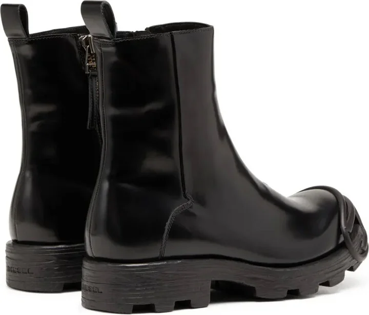 D-Hammer Zip D denim ankle boots - Image 3
