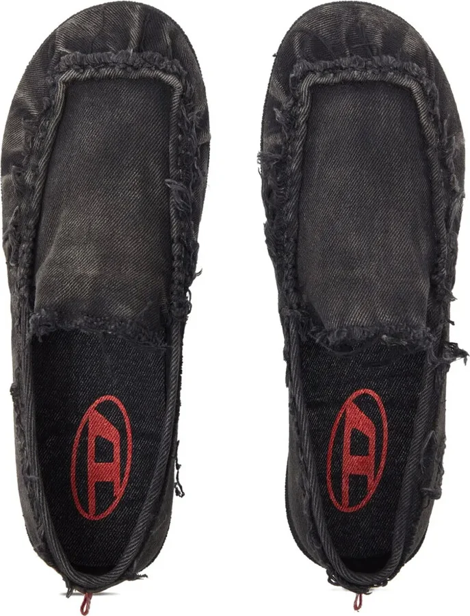D-Shock Moc frayed-detail loafers - Image 3