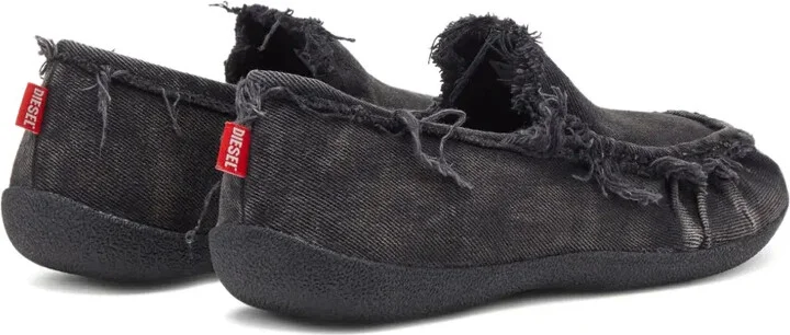 D-Shock Moc frayed-detail loafers - Image 4