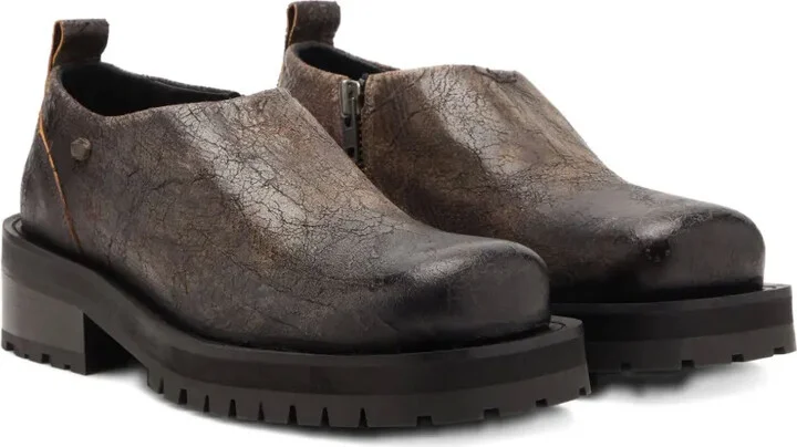 D-Texan zip-detail derby shoes - Image 2