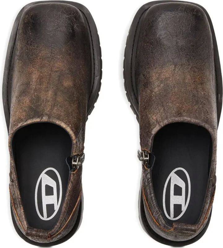 D-Texan zip-detail derby shoes - Image 3