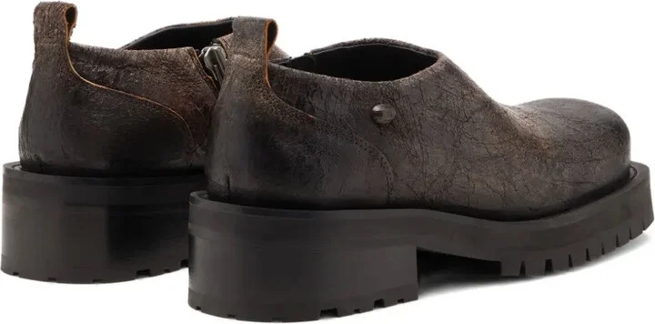 D-Texan zip-detail derby shoes - Image 4