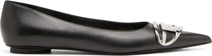 D-venus leather ballerina shoes