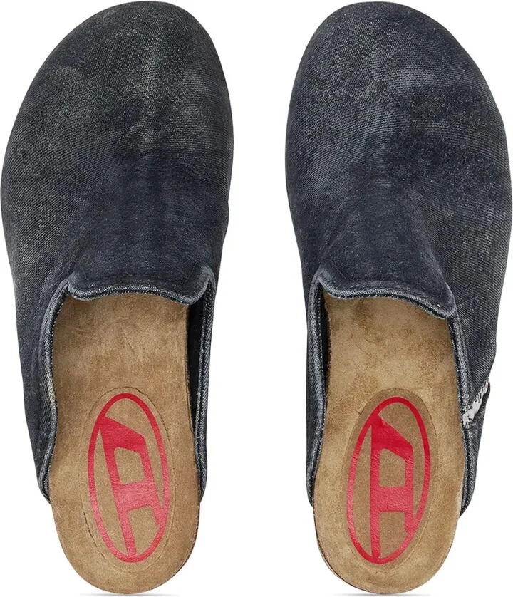 D-Woodstock W 80mm denim mules - Image 4