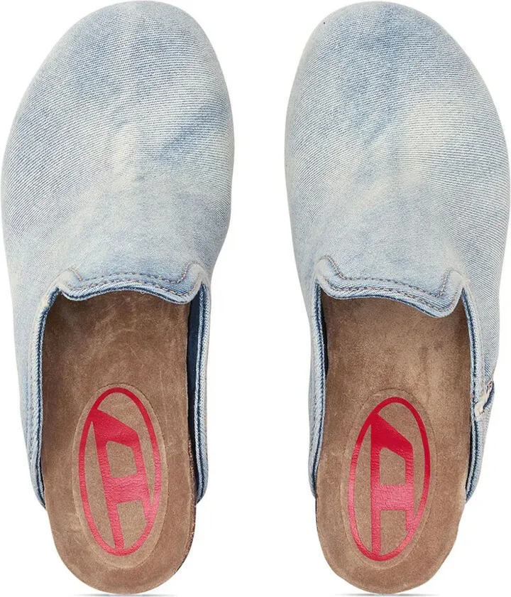 D-Woodstock W 80mm denim mules - Image 4