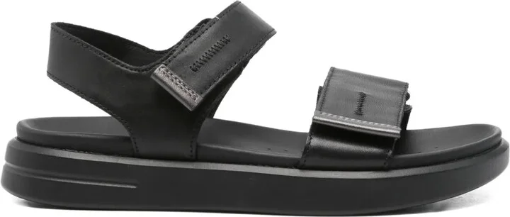 D Xand 2s E leather double-strap sandals