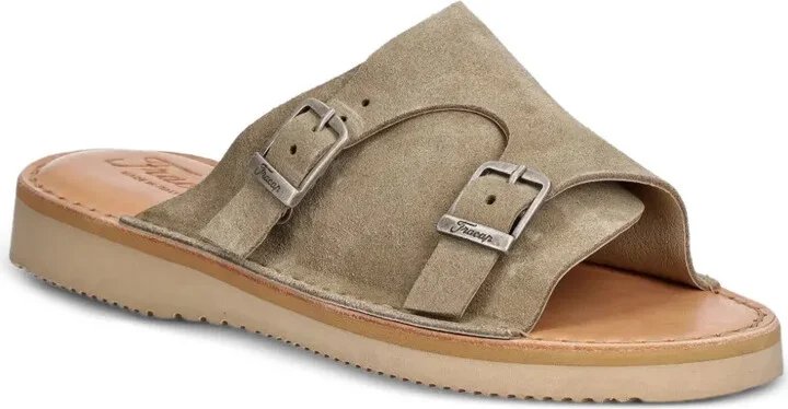 D110 double-buckle suede sandals - Image 2