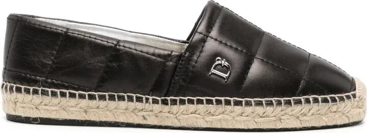D2 Statement leather espadrilles