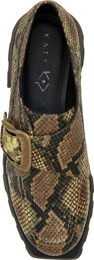 Daarling Snakeskin Embossed Buckle Loafer - Image 5