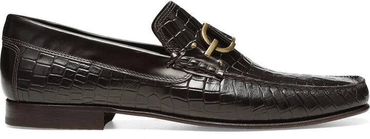 Dacio Croc Embossed Bit Loafer - Image 3