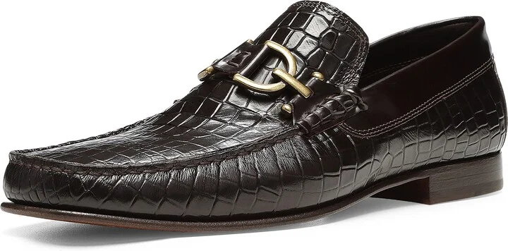 Dacio Croc Embossed Bit Loafer - Image 7