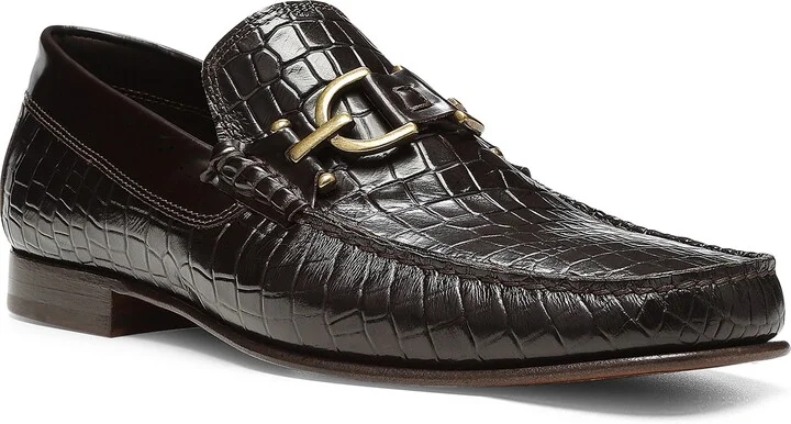 Dacio Croc Embossed Bit Loafer