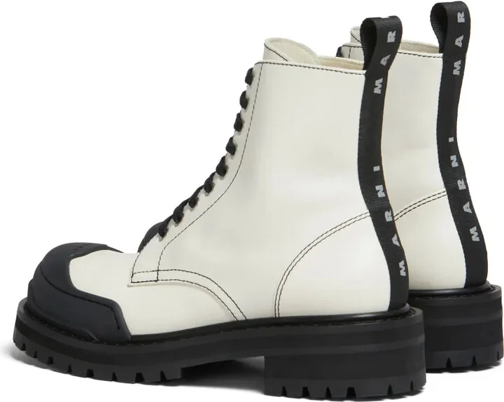 Dada Army leather combat boots - Image 3