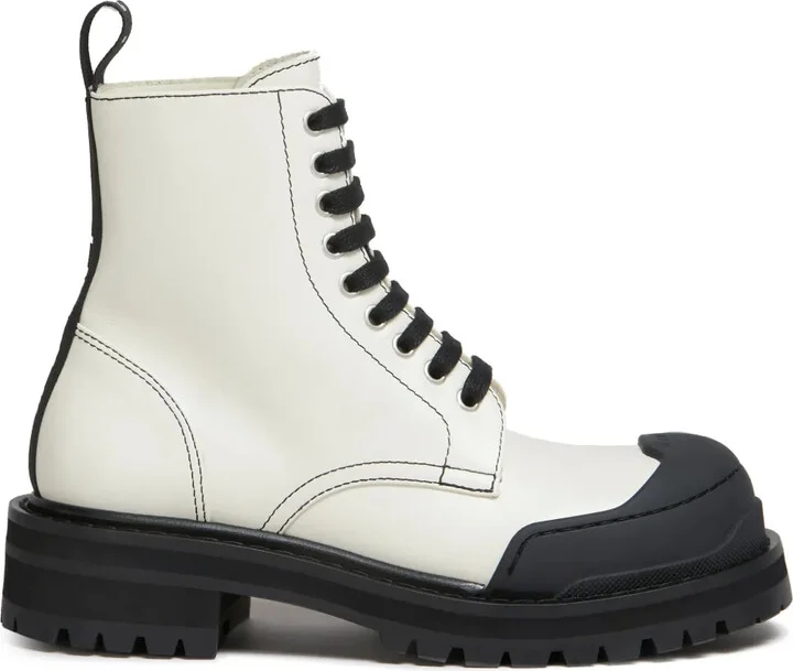 Dada Army leather combat boots