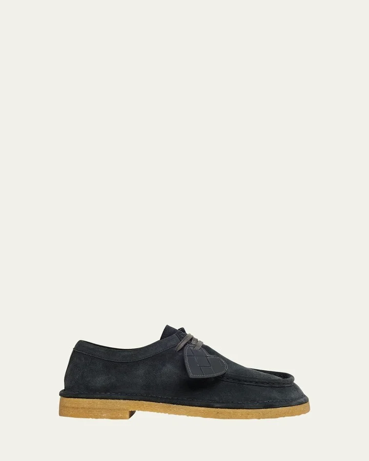 Daddy Derby Suede Wallabee Booties