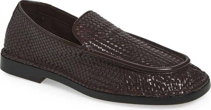 Daddy Intrecciato Leather Loafer