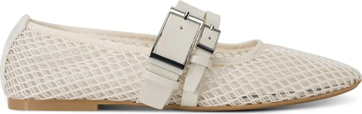 Dade Buckle Strap Mesh Ballet Flat - Image 7