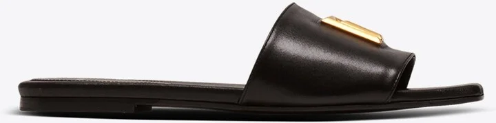 Dafne PB Logo Flat Mules