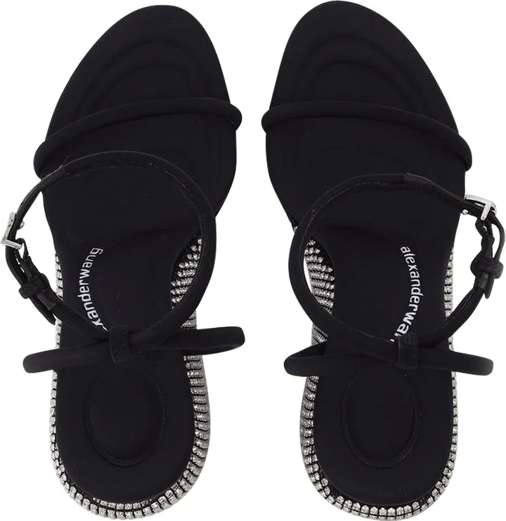 Dahlia 105 Pumps in Black Lycra