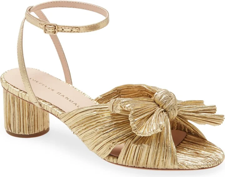 Dahlia Ankle Strap Knotted Sandal