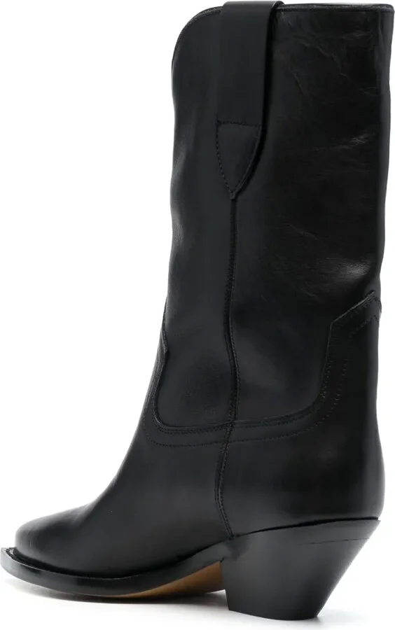 Dahope 50mm leather cowboy boots - Image 3