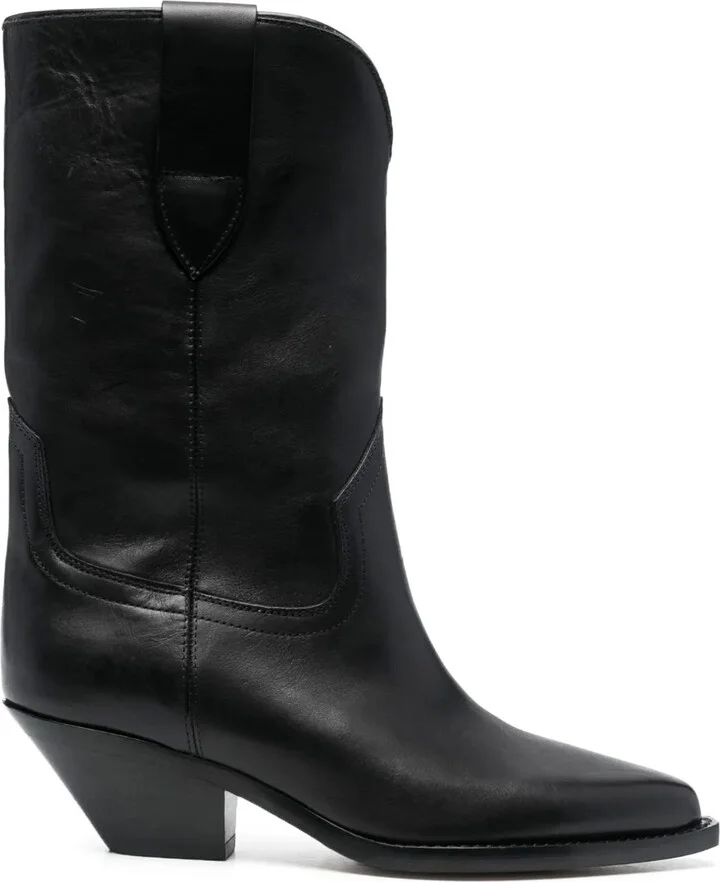 Dahope 50mm leather cowboy boots