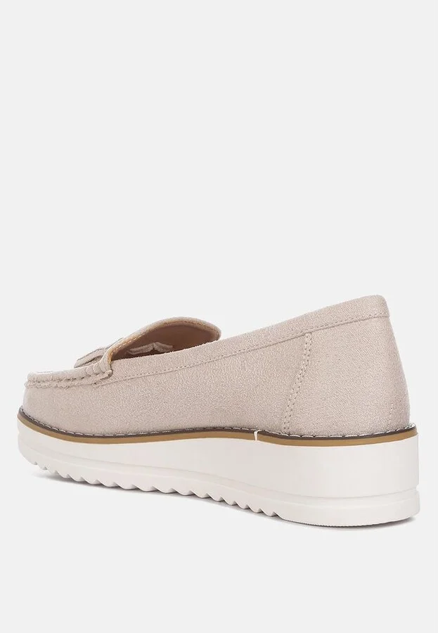 Daiki Platform Lug Sole Tassel Loafers - Image 3