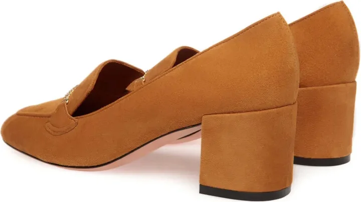 Daily Emblem 50mm suede pumps - Image 3