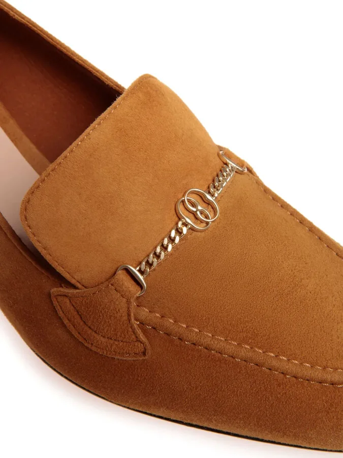 Daily Emblem 50mm suede pumps - Image 4