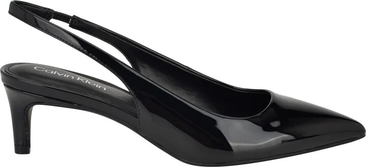 Dainty Kitten Heel Pointed Toe Slingback Pump - Image 3