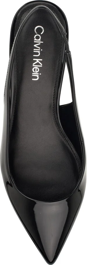 Dainty Kitten Heel Pointed Toe Slingback Pump - Image 4