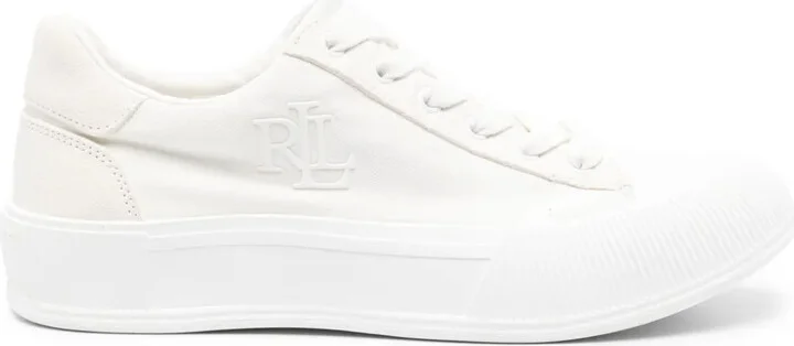 Daisie rubberised-logo sneakers