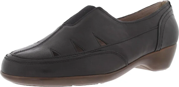 Daisie Womens Leather Slip-On Loafers