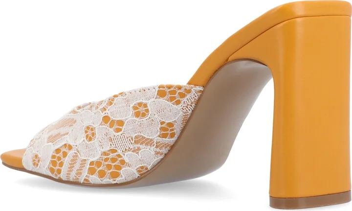Daivia Lace Block Heel Sandal - Image 2