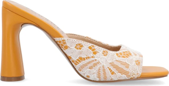 Daivia Lace Block Heel Sandal - Image 3