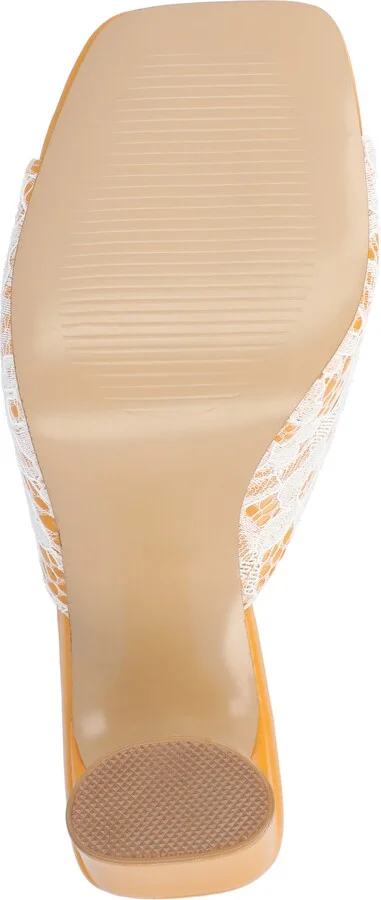 Daivia Lace Block Heel Sandal - Image 5
