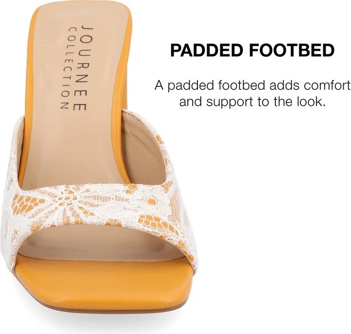 Daivia Lace Block Heel Sandal - Image 8