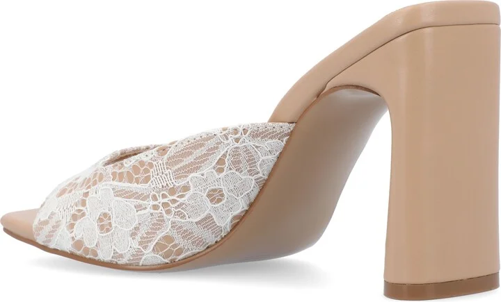 Daivia Lace Block Heel Sandal - Image 11