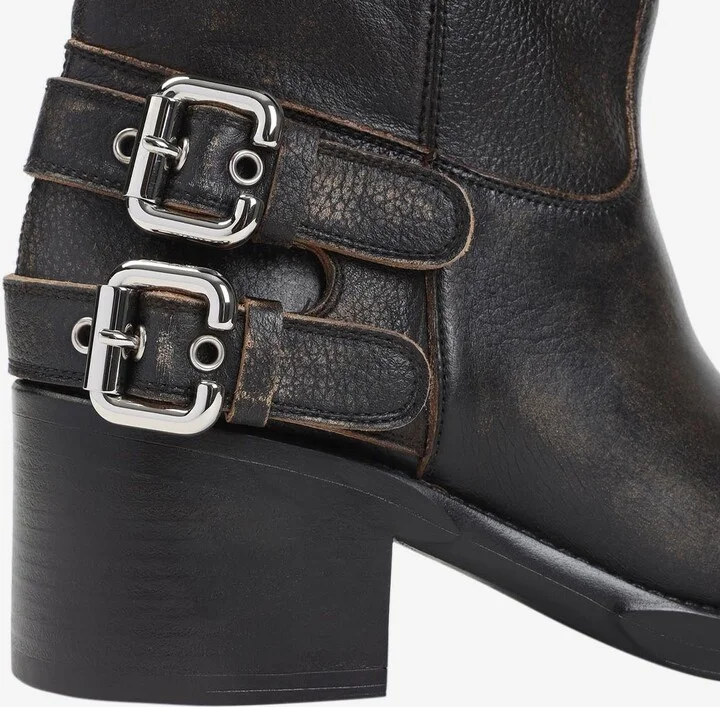 Dakota Leather Ankle Boots - Image 3