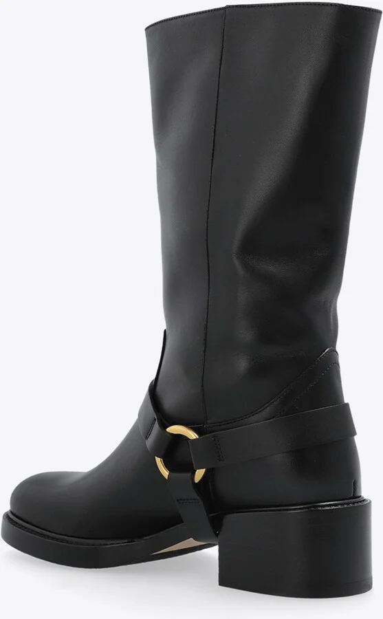 Dakota Leather Mid-Calf Boots - Image 2