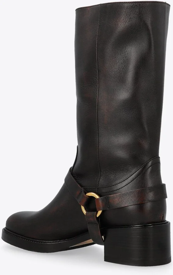 Dakota Leather Mid-Calf Boots - Image 2
