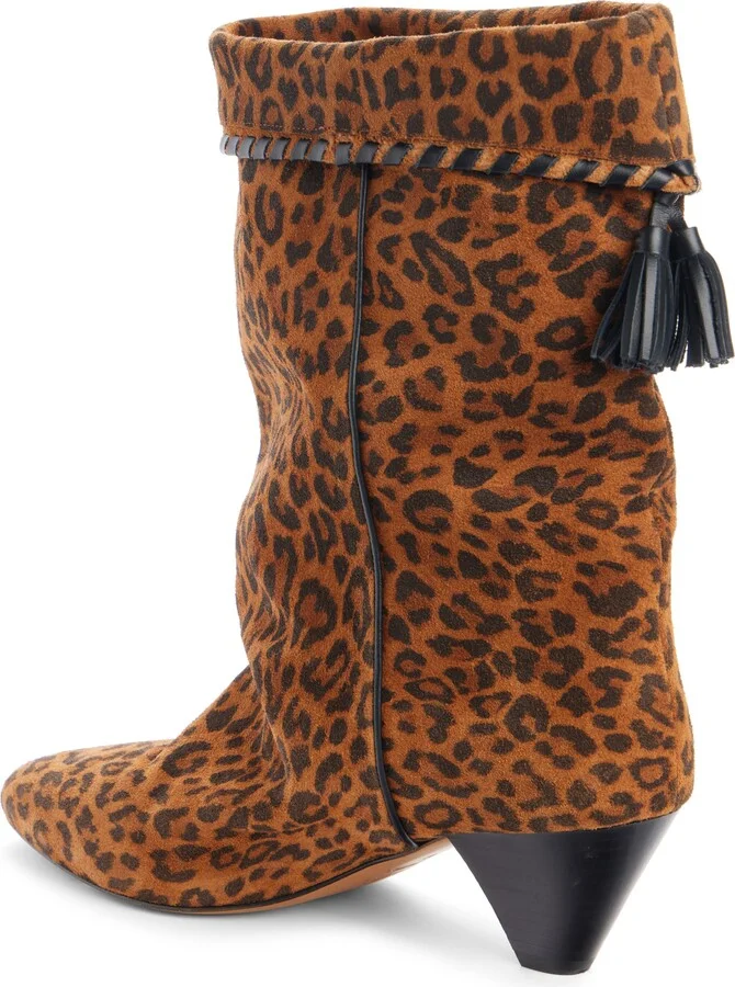 Dalby Leopard Print Boot - Image 2