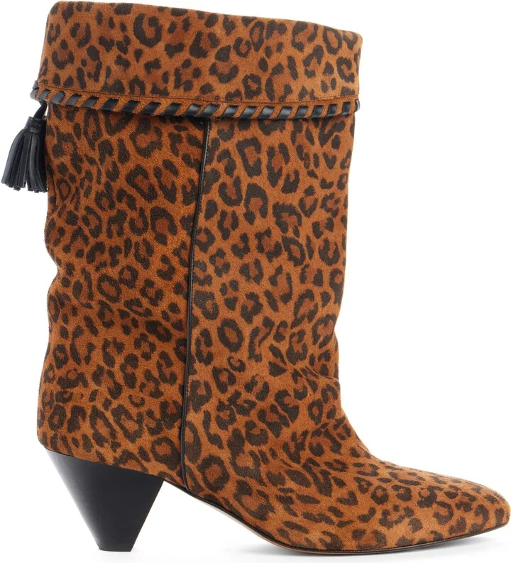 Dalby Leopard Print Boot - Image 3