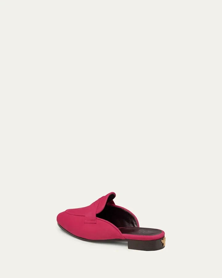 Dalhia Suede Loafer Mules - Image 3