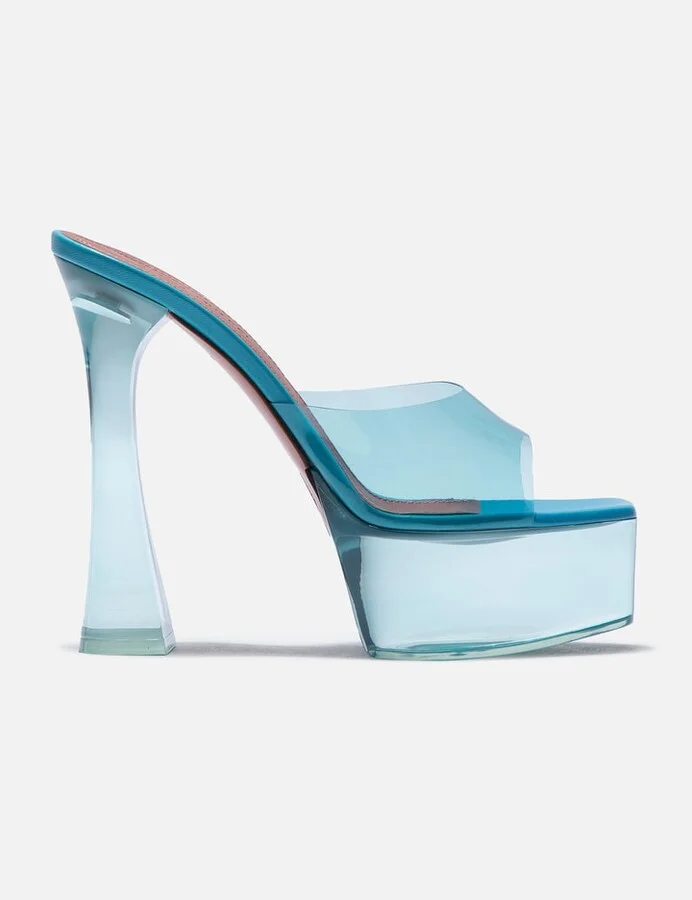 Dalida Glass Platform Sandals